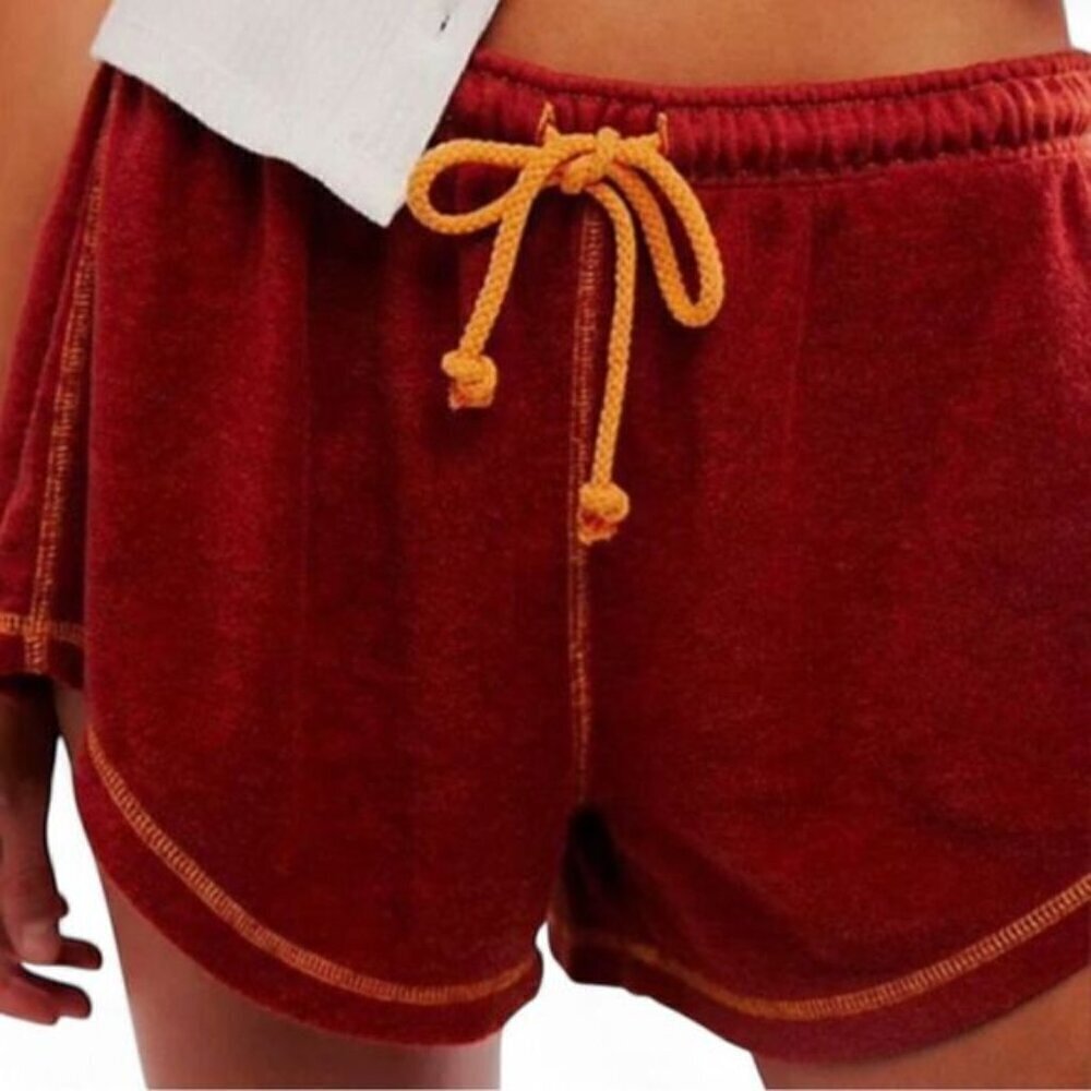 New Free People Gimme More Arabian Spice Terracotta Shorts XS NWOT - Picture 4 of 10